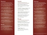 Family Restaurants Trifold Page