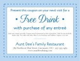 Online Coupon American Restaurant