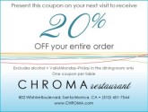 Online Coupon Template Fine Dining