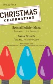 Christmas Dinner Flyer