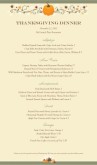 Happy Thanksgiving Long Menu