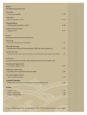 Modern Japanese Menu Page