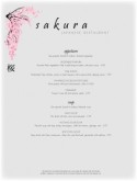 Traditional Japanese Menu