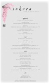 Traditional Japanese Long Menu
