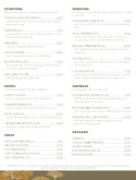 City Cafe Menu Page