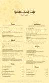 Family Cafe Long Menu