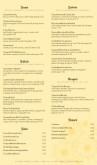 Family Cafe Long Menu Page