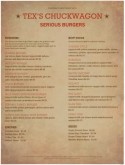 Family Burgers Menu