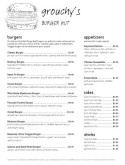 Burger Stand Menu