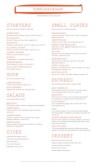British Food Long Menu