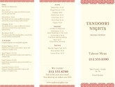 Indian Takeout Menu