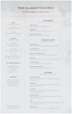 British Restaurant Tabloid Menu