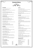 Tavern A4 Menu Page