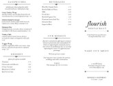 Park Cafe Trifold Menu