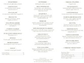 French Bistro Trifold Menu Page