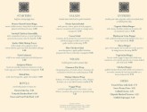 Mexican Cantina Trifold Menu Page