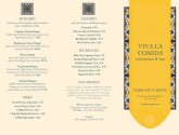 Mexican Cantina Trifold Menu