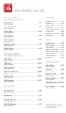 Chinese Lunch Menu Long
