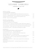 Japanese Menu Template