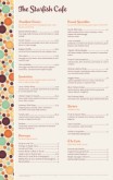 Brunch Tabloid Menu