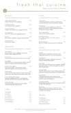 Pad Thai Tabloid Menu