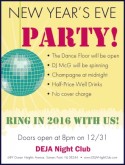 New Years Eve Party Flyer