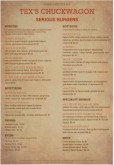 Family Burgers Menu A4