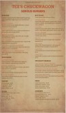 Family Burgers Menu Long