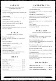 A4 Menu for Barbeque Page