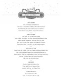 Vintage New Years Eve Menu