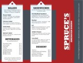 Italian Family Trifold Menu
