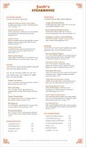 Steak Seafood Long Menu