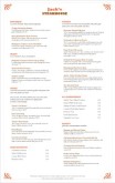 Steak Seafood Tabloid Menu