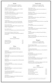 Tabloid Page Club Supper Menu
