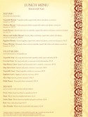 Indian Menu Page