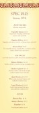 Indian Menu Specials
