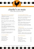 A4 Bistro Breakfast Menu