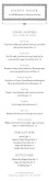 Catered Dinner Bar Menu