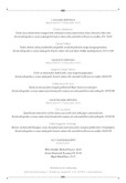 A4 Menu Page Catered Dinner