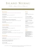 Hawaiian BBQ Restaurant Menu