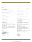 Menu Page for Hawaiian BBQ