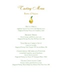 Seasonal Tasting Menu