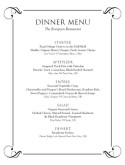 Tasting Menu Template