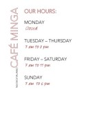 Modern Hours Flyer