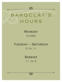 Kitchen Hours Flyer
