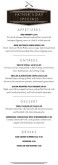 Specials for Fathers Day Menu