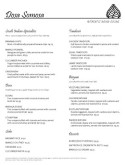 Indian Style Menu