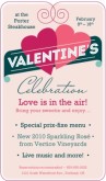 Valentines Restaurant Flyer