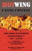 Wings Eating Contest Flyer