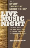 Live Music Event Flyer